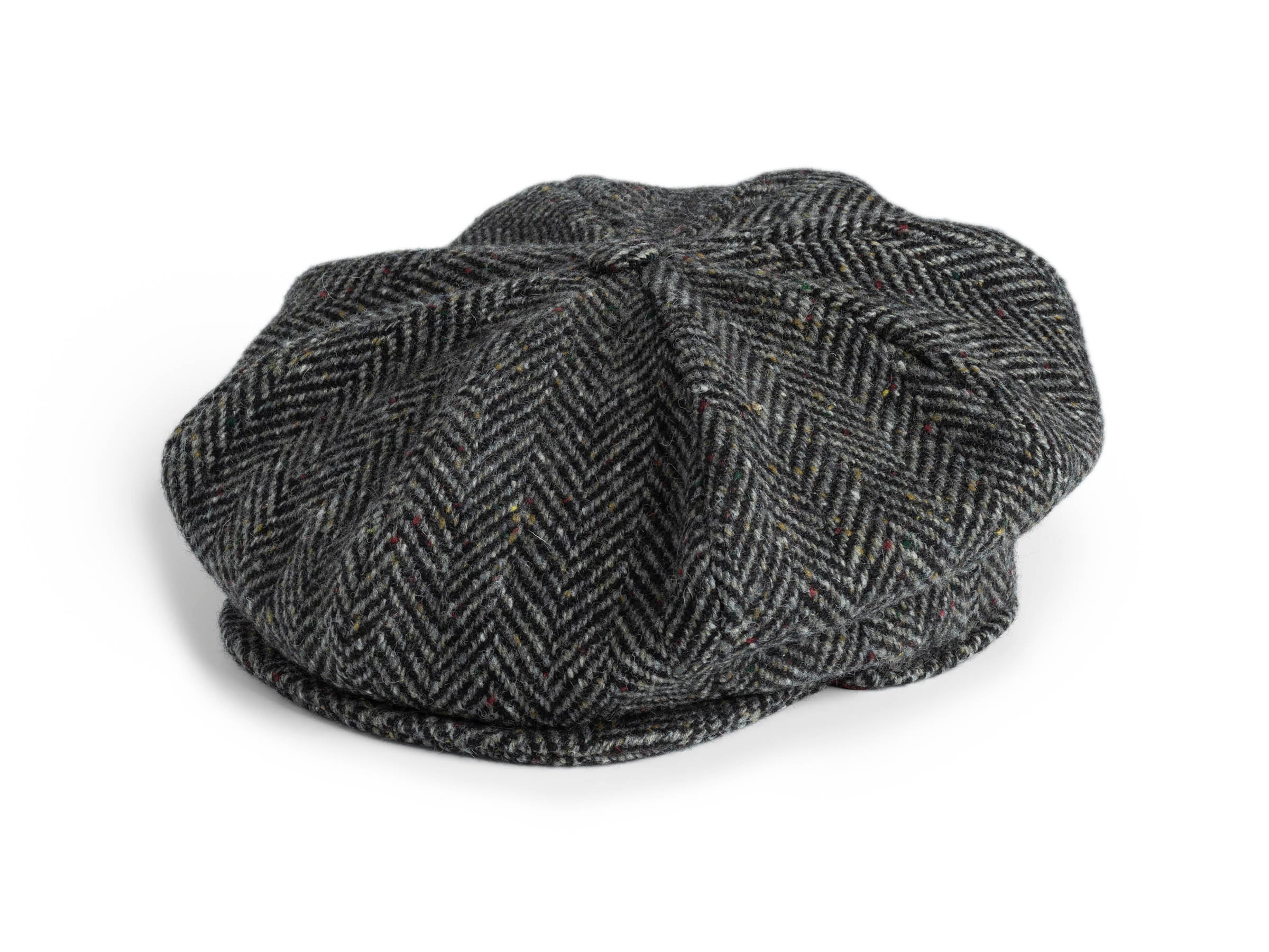 Achtteiliger Cap Tweed