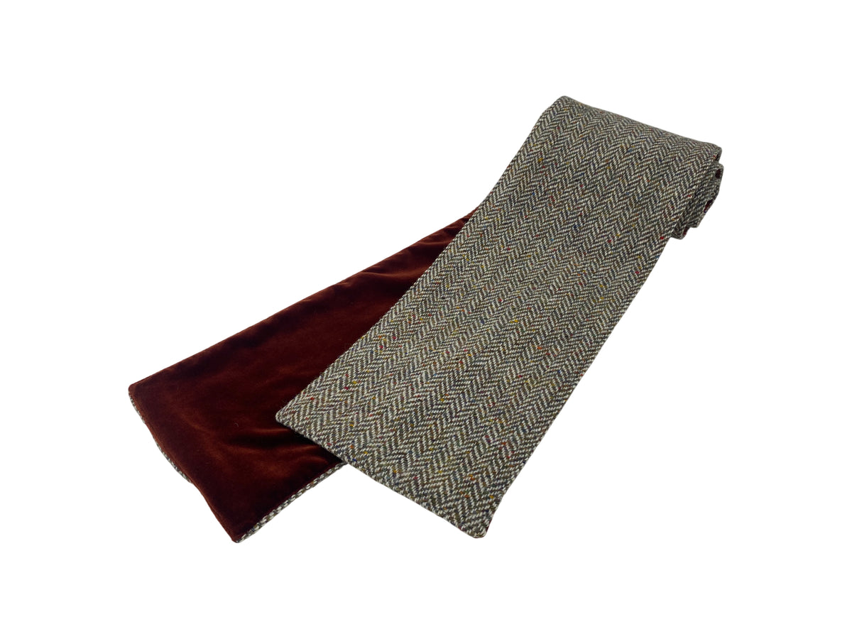 Schal Tweed / Samt
