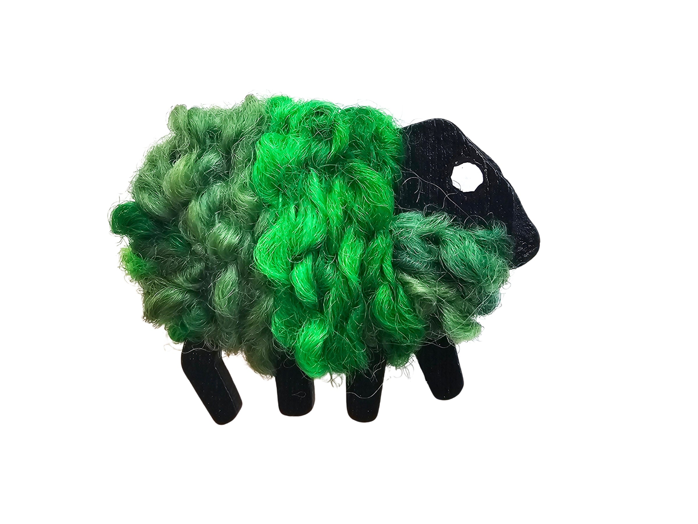 Liz Christy's Green Sheep Brooch
