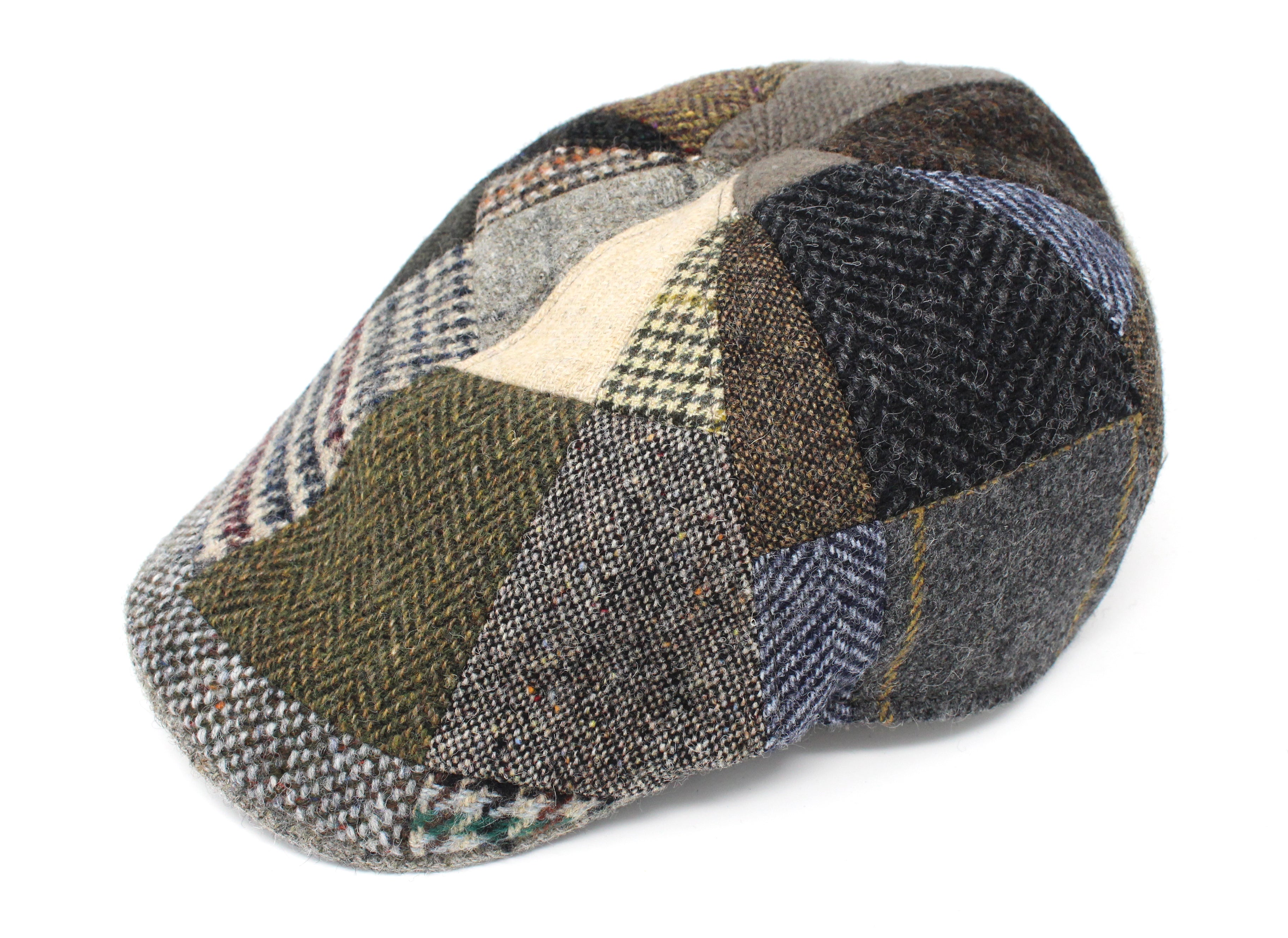 Hanna Hats Erin Cap Patchwork Tweed