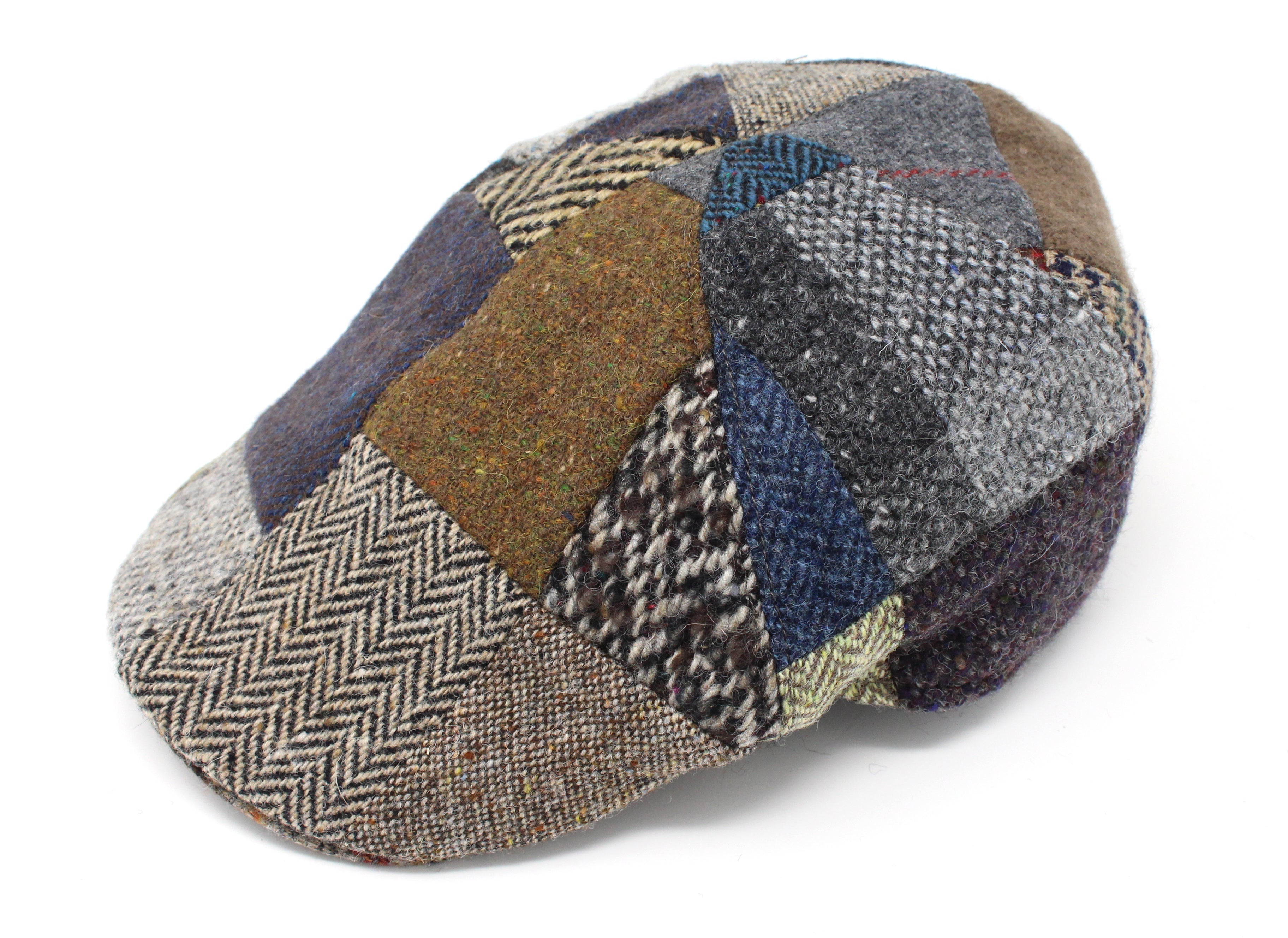 Hanna Hats Erin Cap Patchwork Tweed