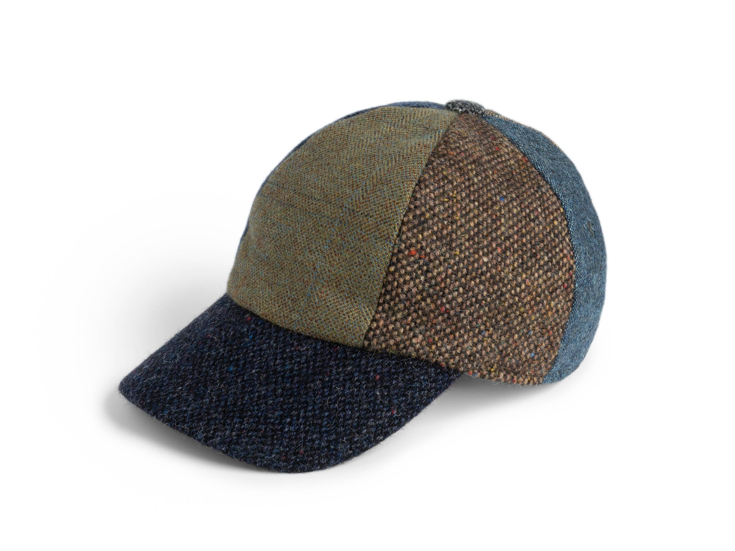 Baseball Cap Patchwork Tweed