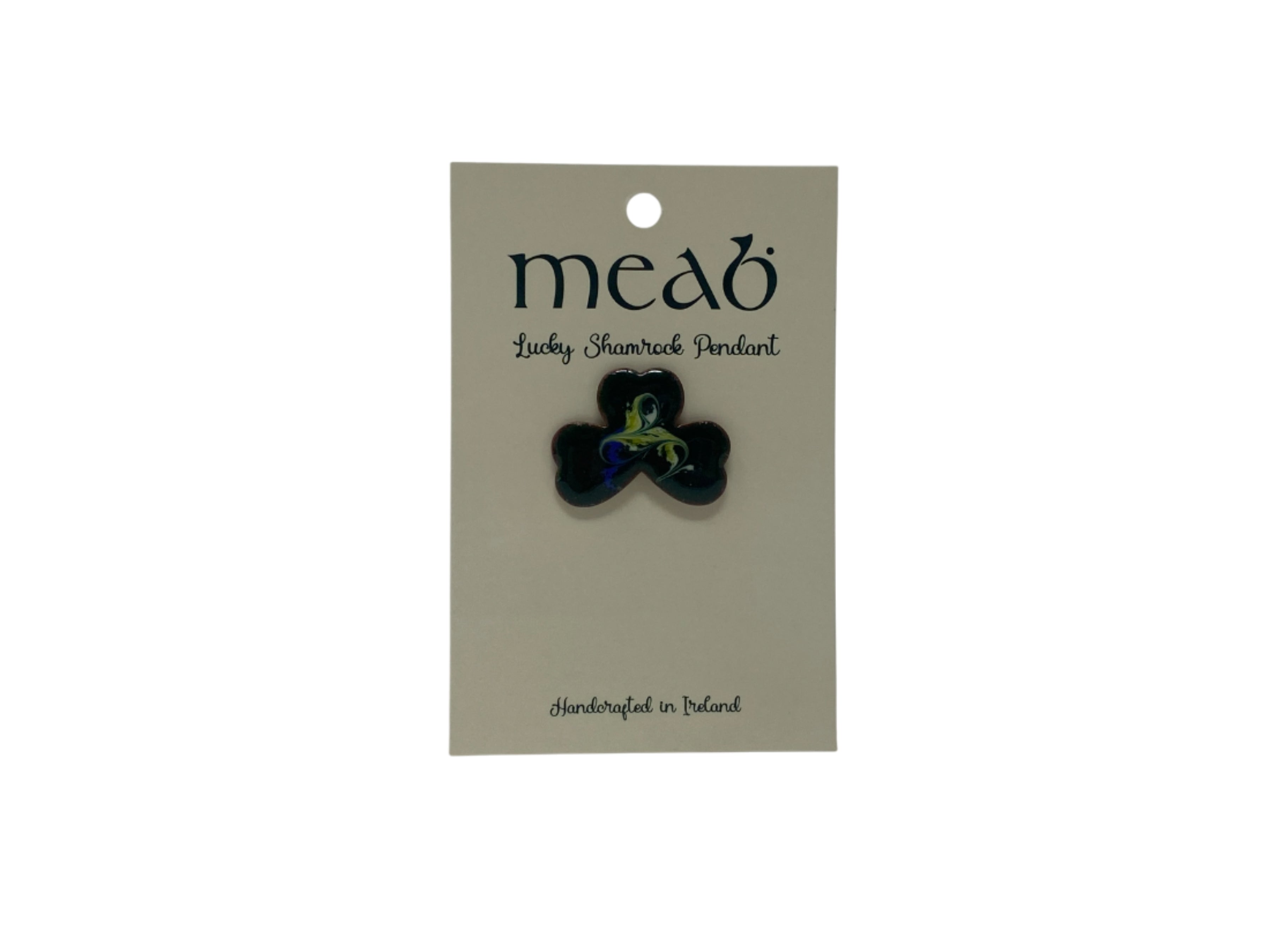 Meab Enamels Lucky Shamrock Pendant