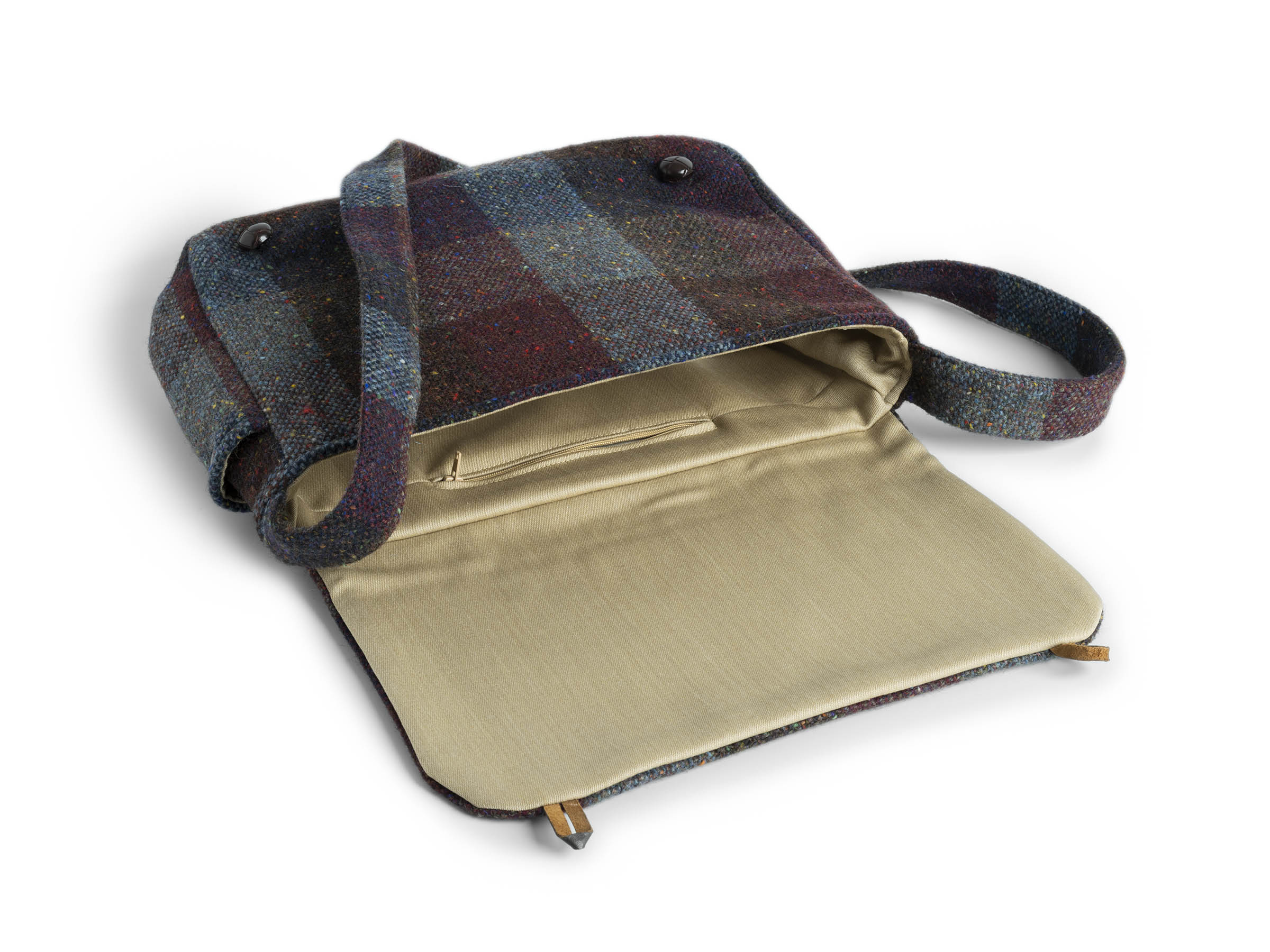 Satchel Bag Tweed - Made in Ireland | Hanna Hats