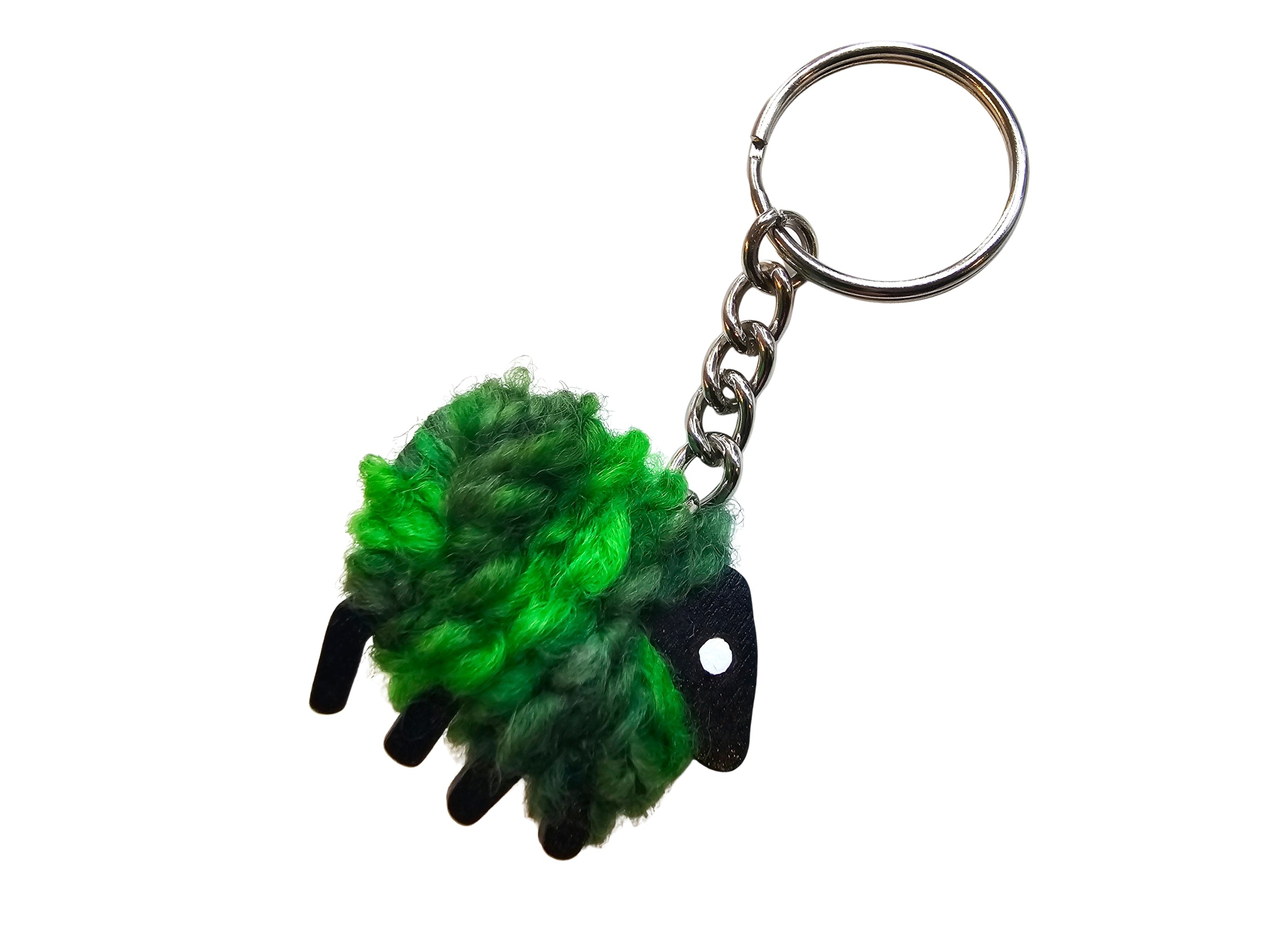 Liz Christy's Green Sheep Keyring