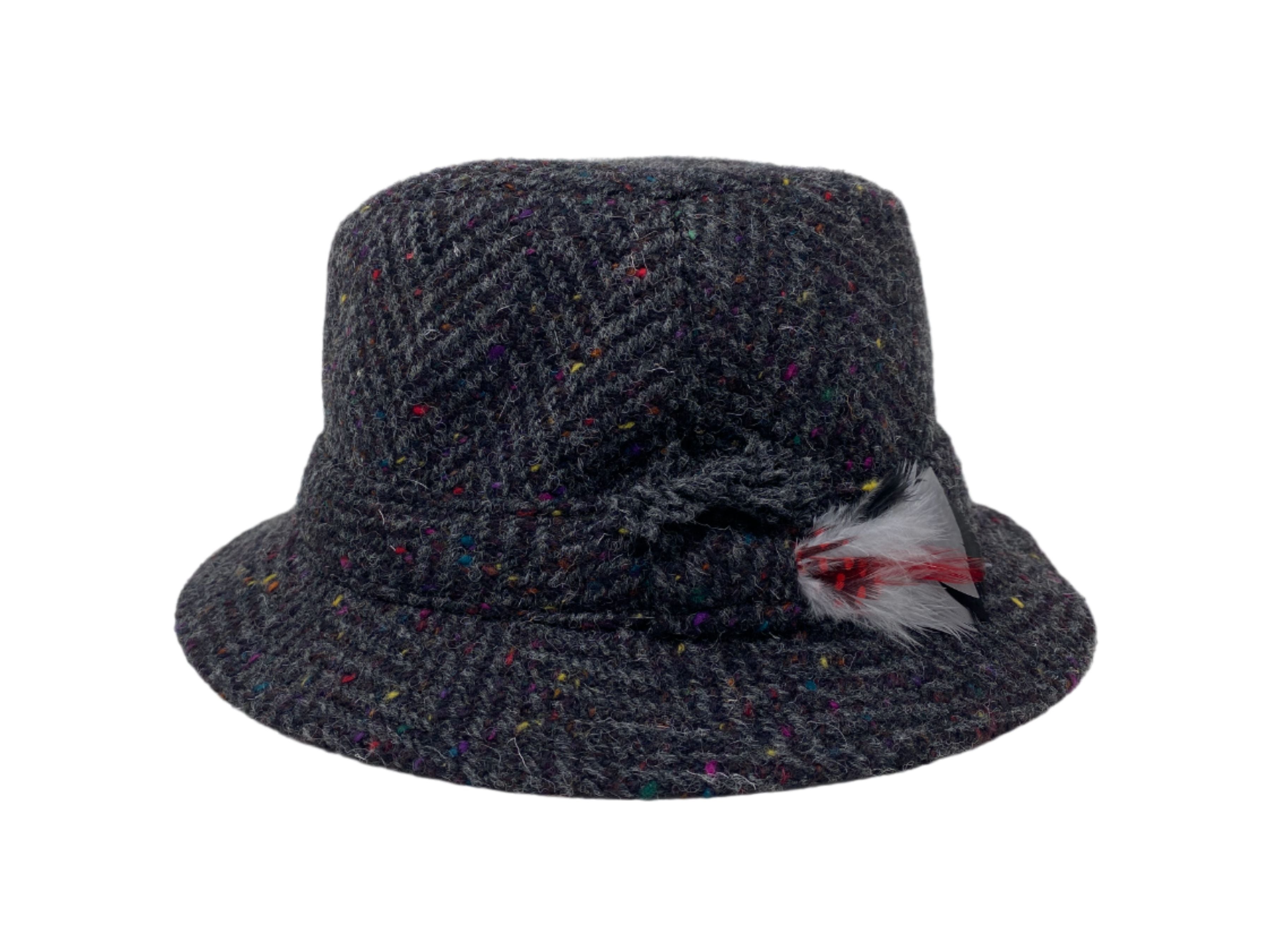 Homemade Irish Tweed Hats Hanna Hats Irish Walking Hat (Grey