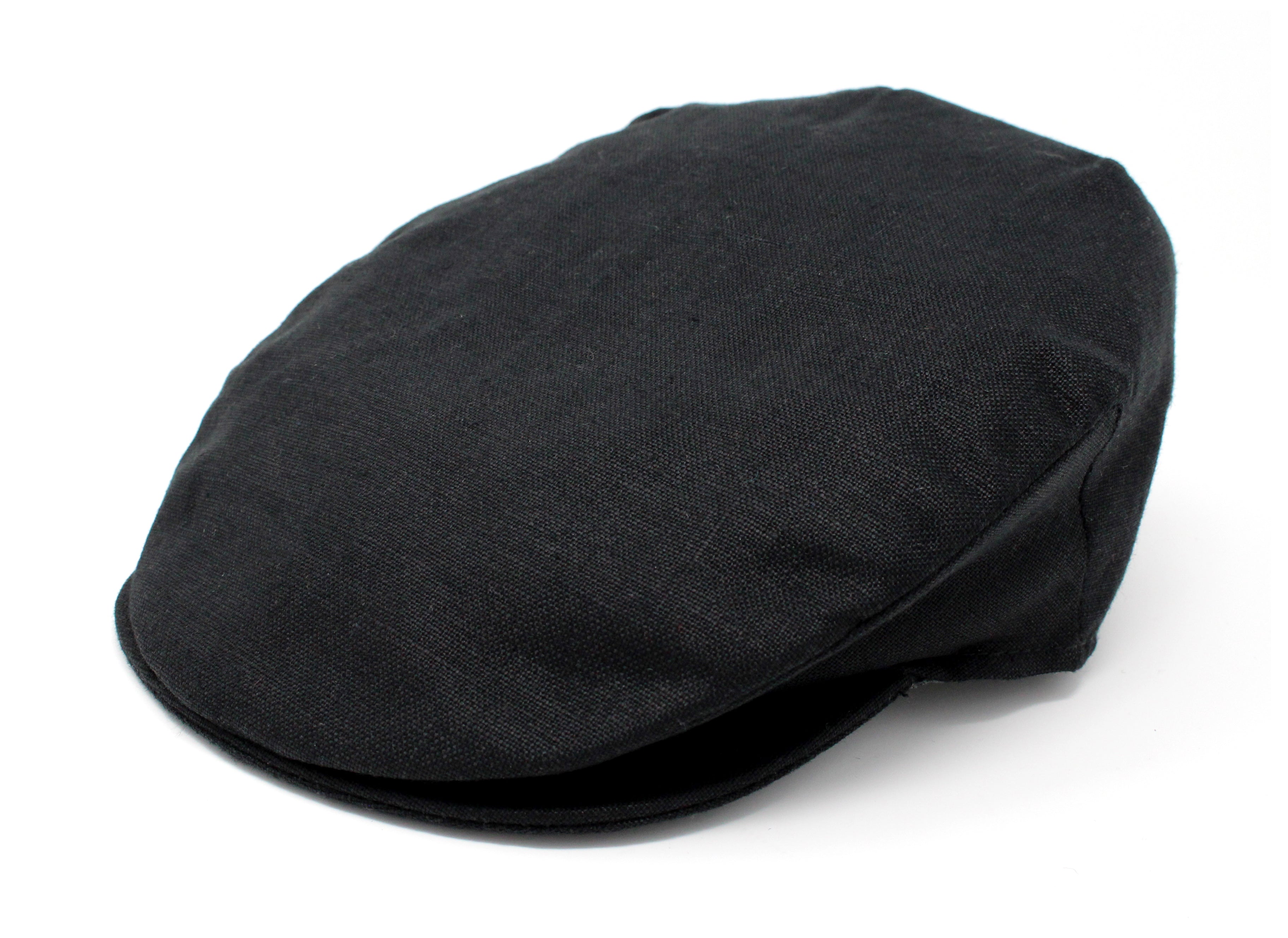 Hanna Hats Vintage Cap Linen Black
