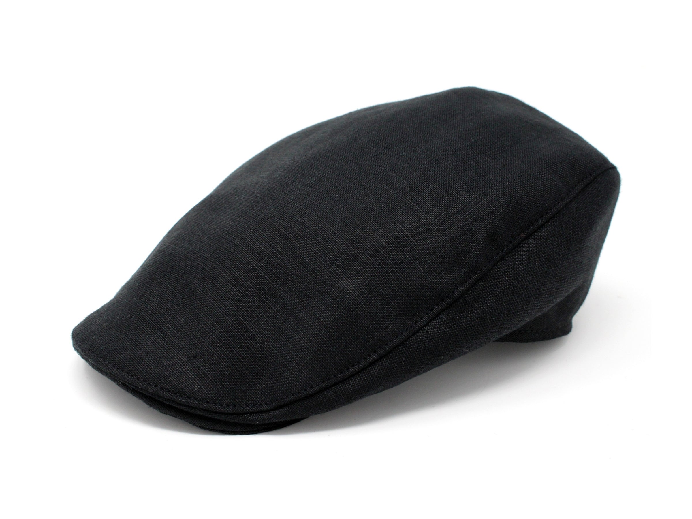 Hanna Hats Donegal Touring Cap Linen - Black