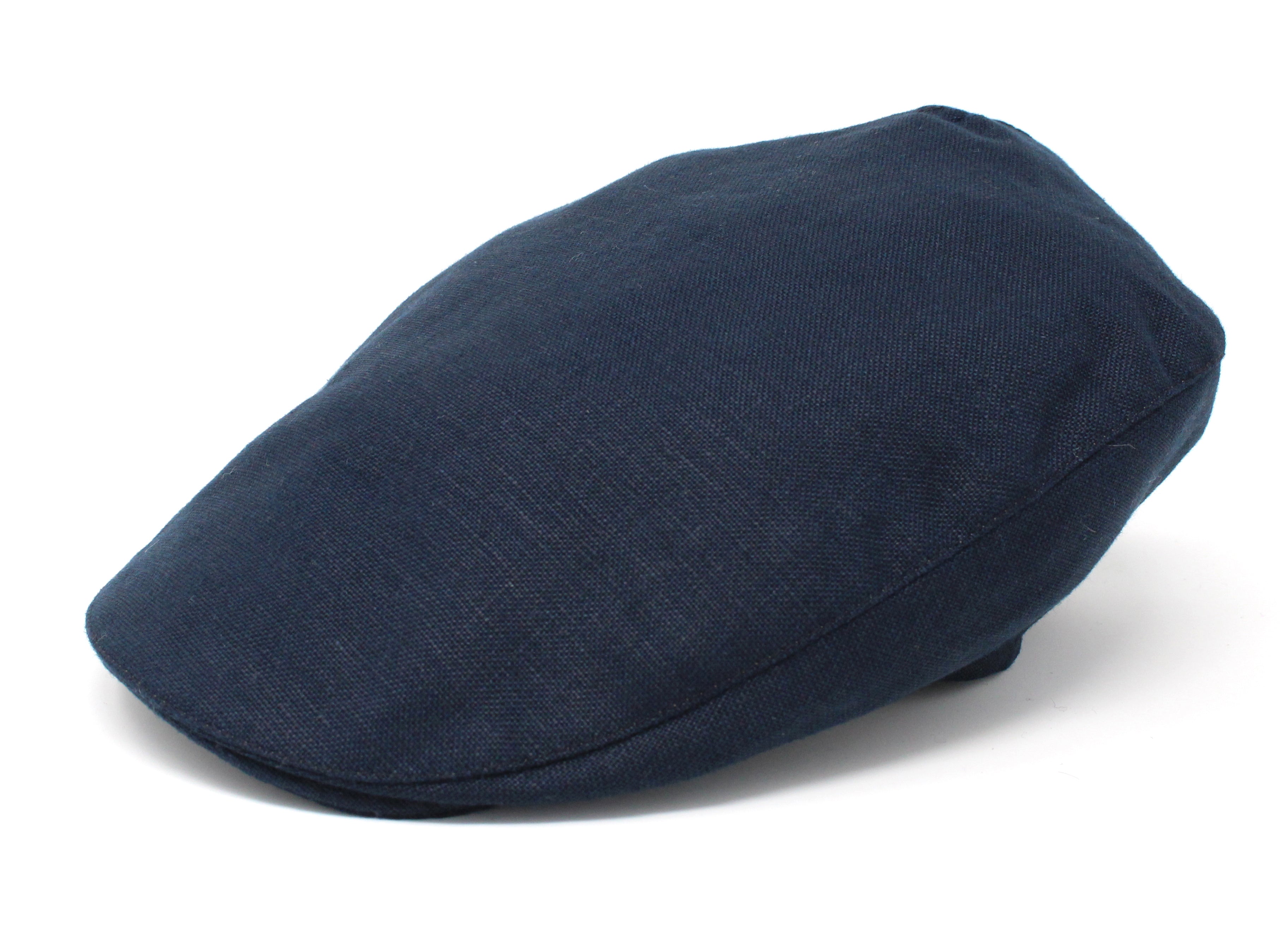 Hanna Hats Donegal Touring Cap Linen Navy