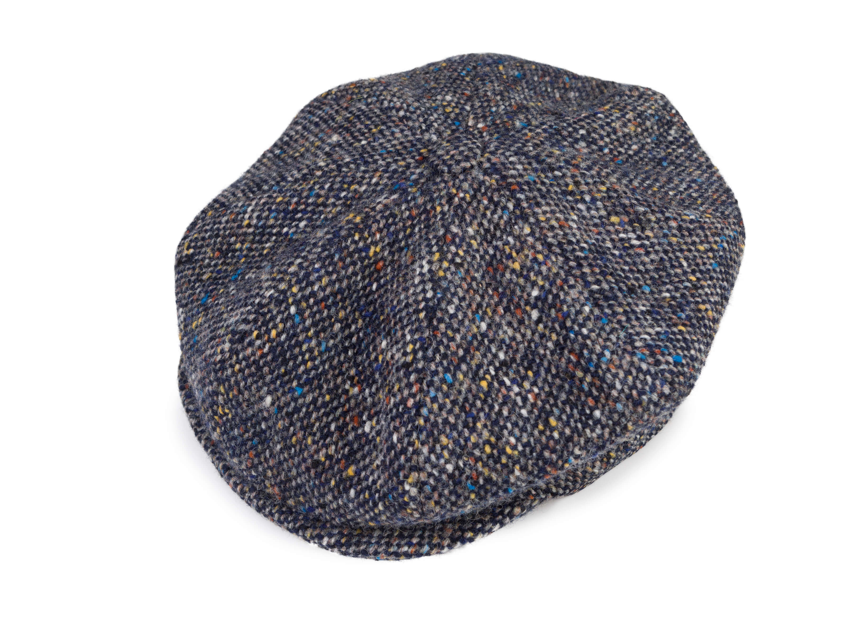 Irish Tweed Newsboy Cap, 8 Panel Cap, Brown Gatsby Cap