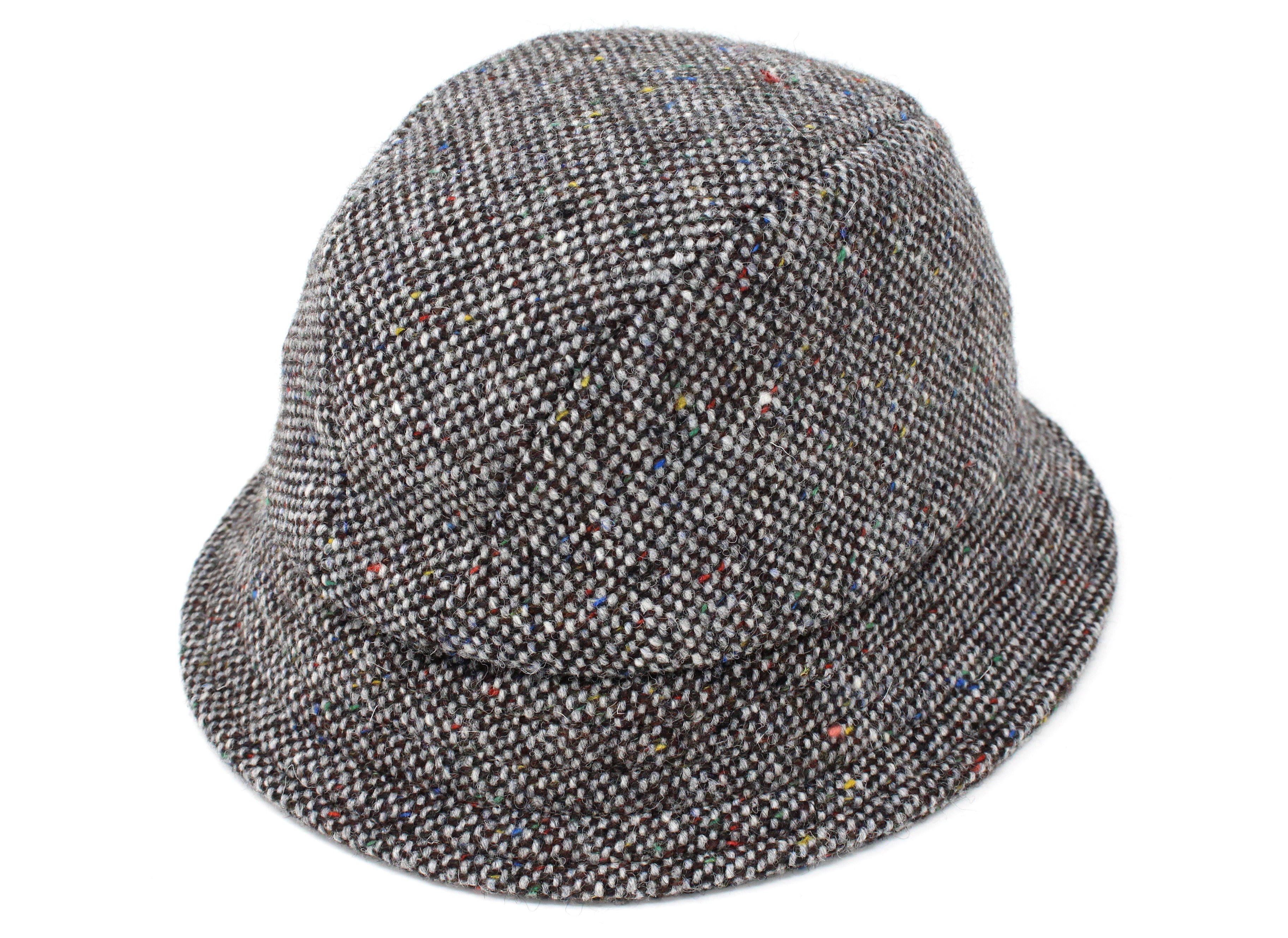 Hanna Hats Eske Travel Hat Irish Tweed Granite Grey Salt & Pepper