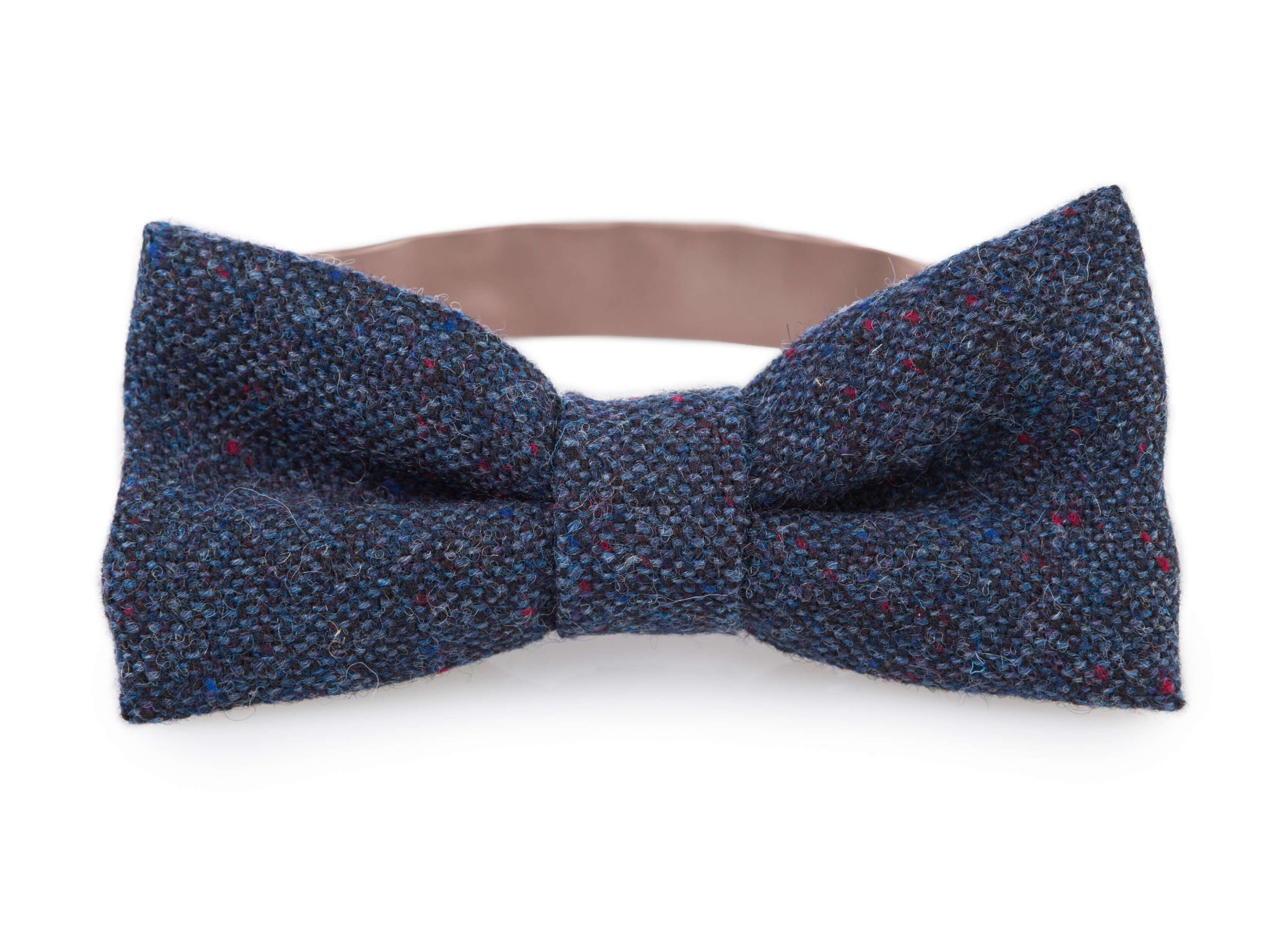 Bow Tie Irish Tweed Navy with Red & Blue Flecks
