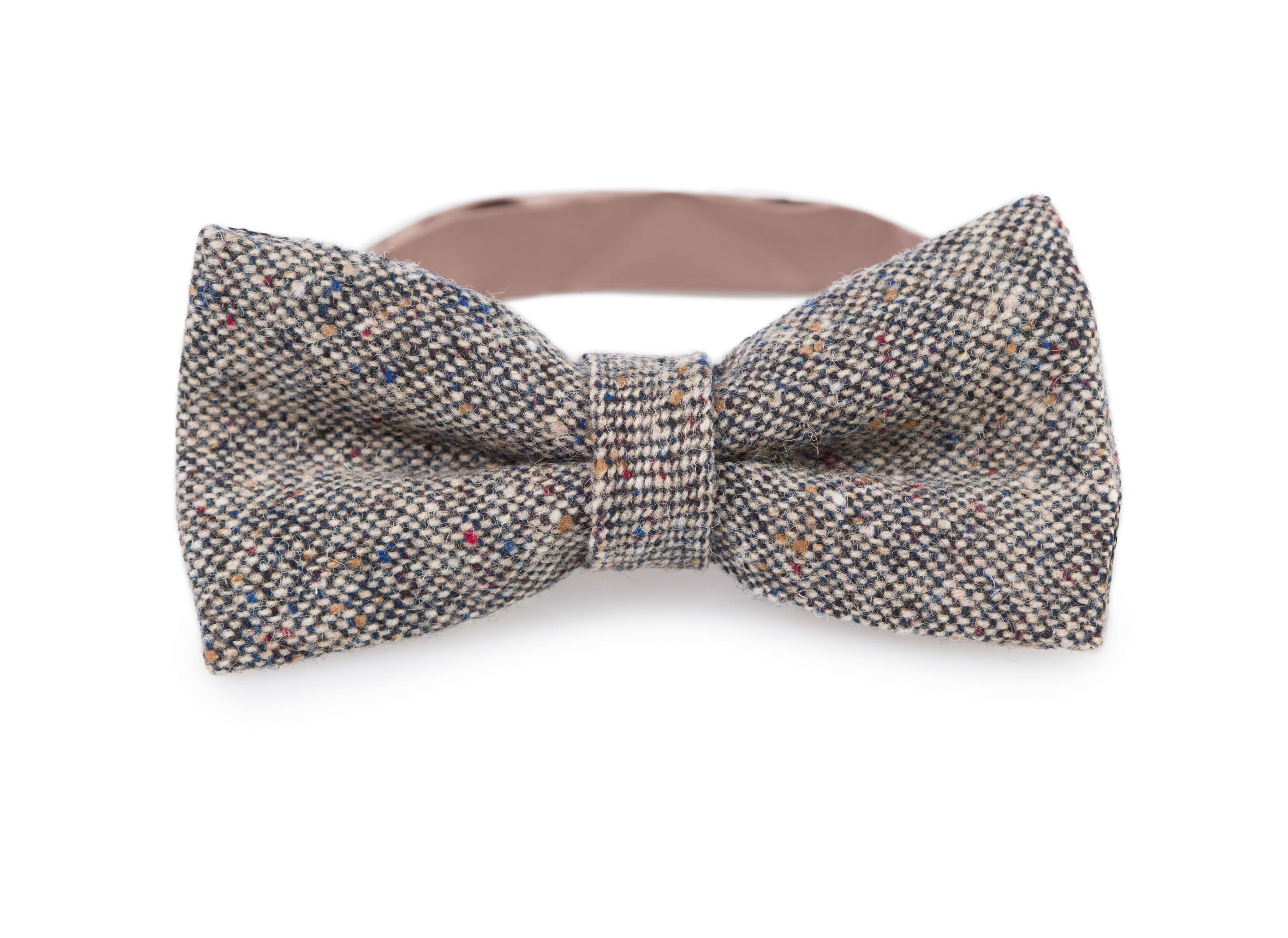 Bow Tie Irish Tweed Irish Oat with Colourful Flecks