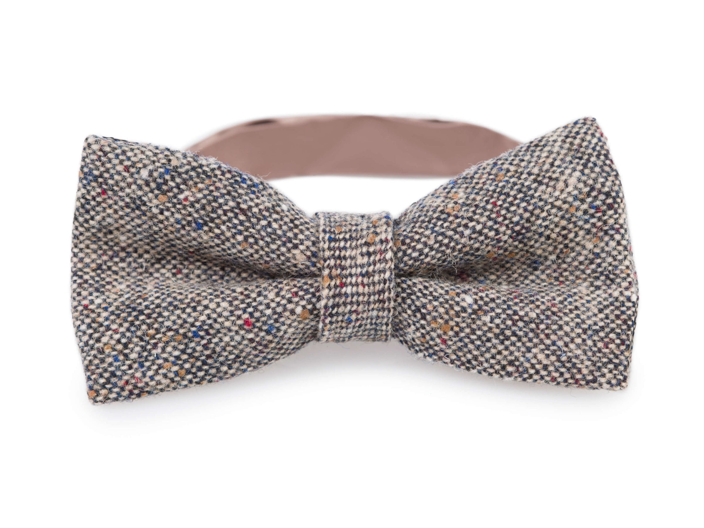 Bow Tie Irish Tweed Irish Oat with Colourful Flecks