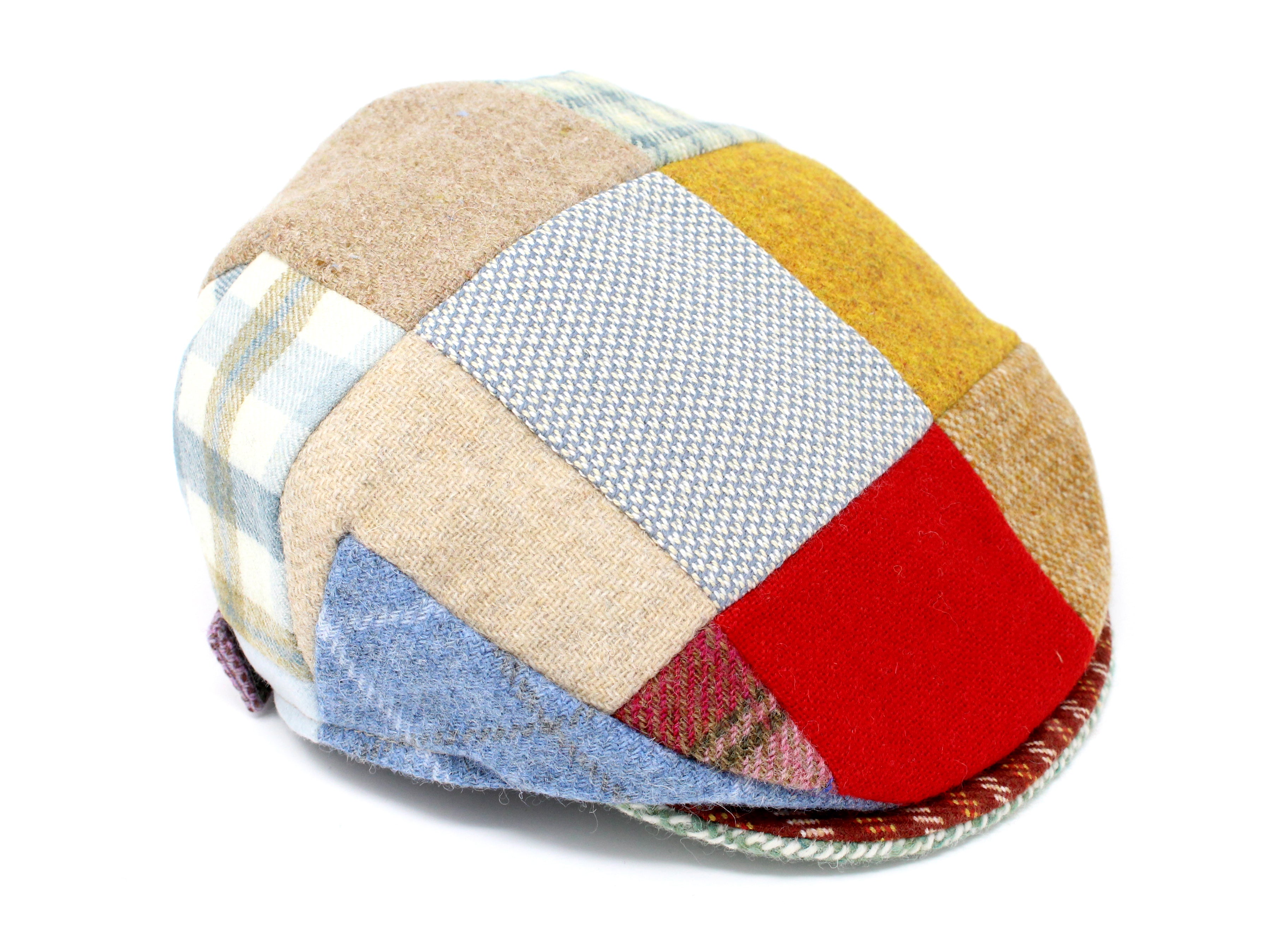 Hanna Hats Children's Cap Bright Patchwork Tweed