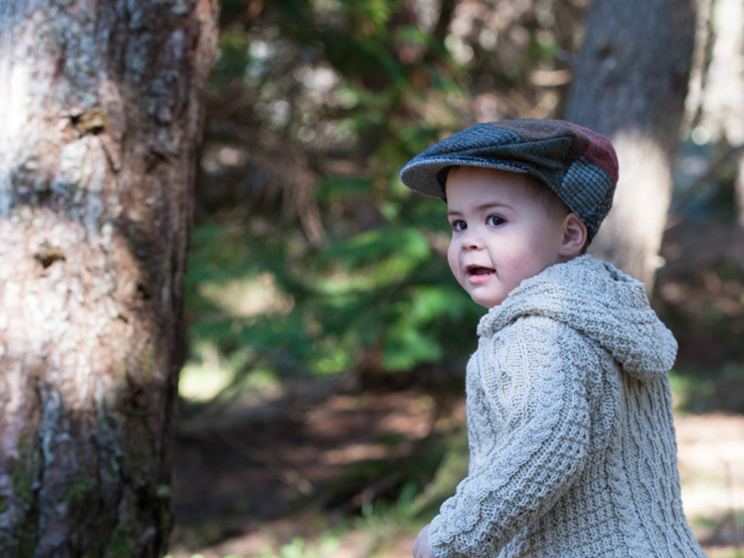 Hanna Hats Children's Cap Patchwork Tweed